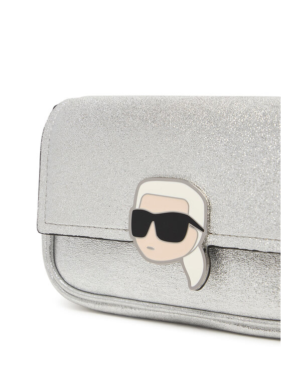 Karl Lagerfeld Kids Дамска чанта Karl Lagerfeld Kids This Is St Tropez D3 Z31218 Сребрист