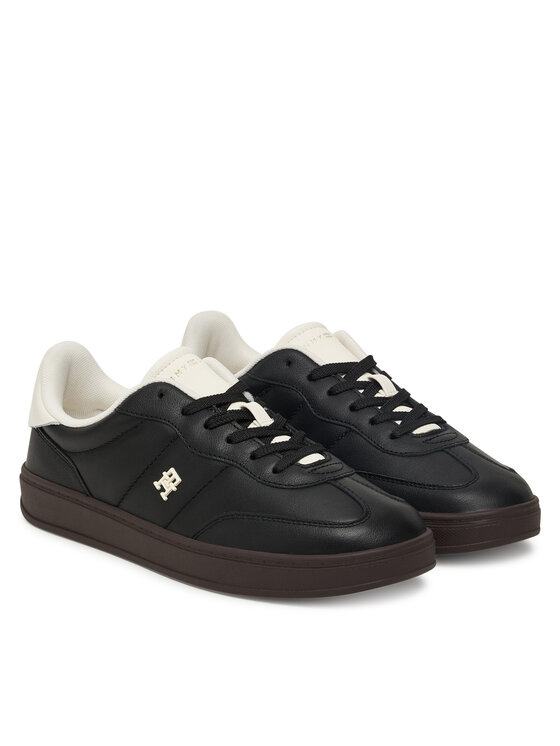 Tommy Hilfiger Sneakers Tommy Hilfiger Heritage Shiny FW0FW08823 Nero