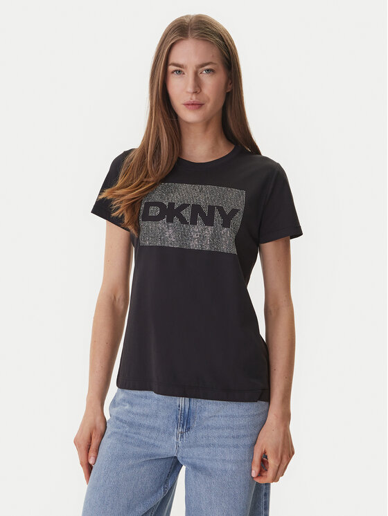 DKNY DKNY Camiseta DJ6T1701 Negro Regular Fit