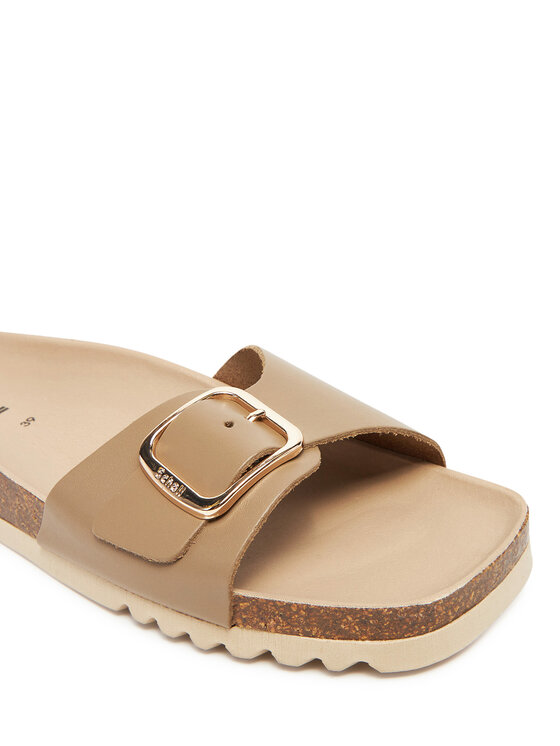 Scholl Чехли Scholl F32263 Бежов