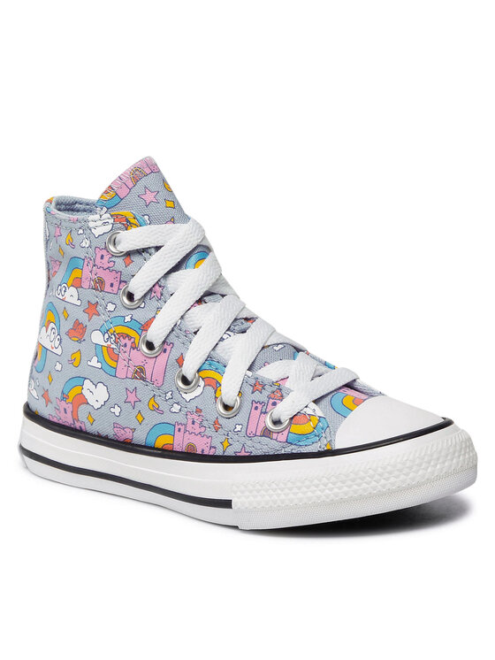 Converse Кеди Converse Chuck Taylor All Star Rainbow Castles 372943C Голубий