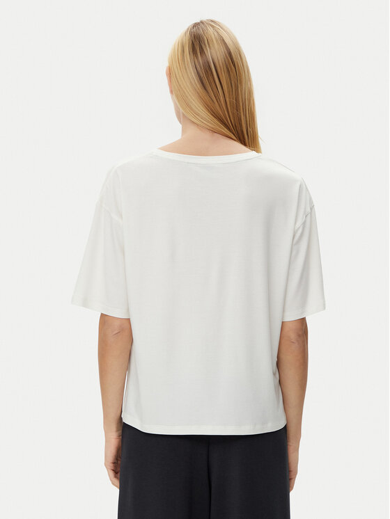 BOSS BOSS T-shirt CP Stripe 50535723 Crema Relaxed Fit