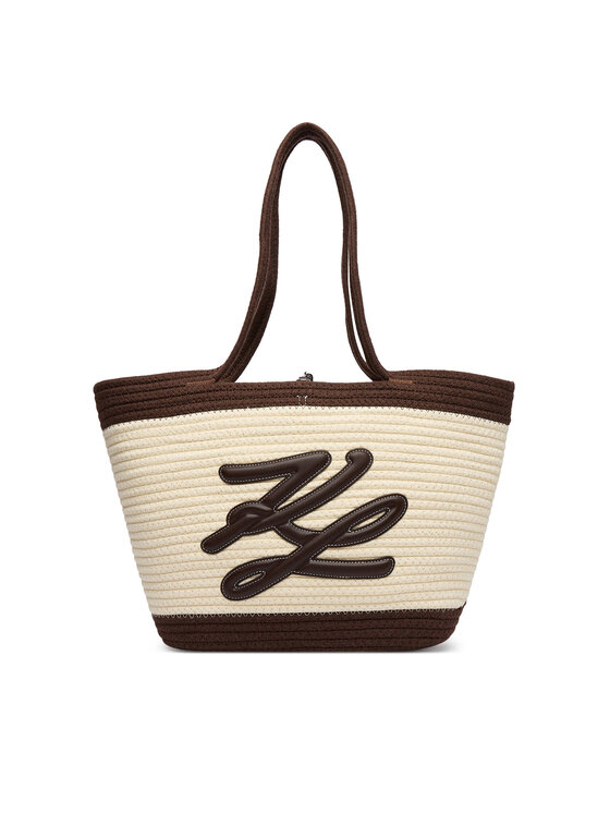KARL LAGERFELD Torbica KARL LAGERFELD B1W46080 Krem