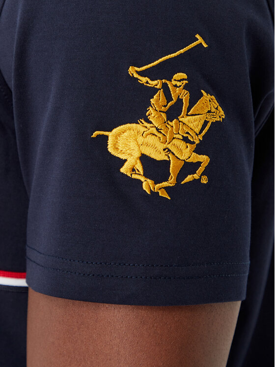 Beverly Hills Polo Club Beverly Hills Polo Club Camiseta P-SS26M-TS1519 Azul marino Regular Fit
