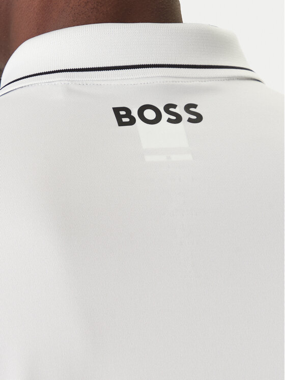 BOSS BOSS Polo Paul Pro 50506203 Blanco Slim Fit
