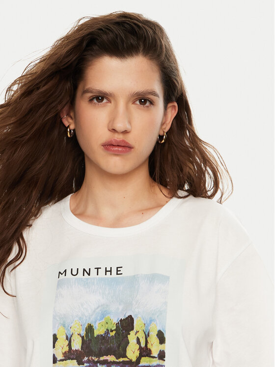 Munthe Munthe Футболка Silane 244110024460 Білий Regular Fit