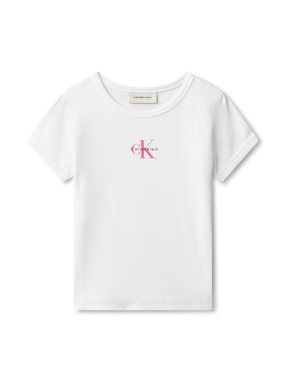 Calvin Klein Jeans Calvin Klein Jeans Camiseta Monologo LVCKSJB11G Blanco Regular Fit