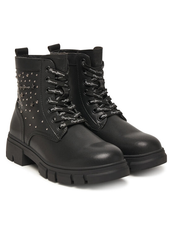 Pepe Jeans Черевики туристичні Pepe Jeans Lilli Life G PGS500008 Чорний