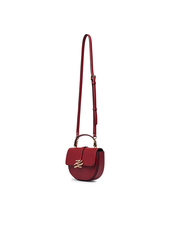 KARL LAGERFELD Torbica KARL LAGERFELD B4W30039 Tamnocrvena