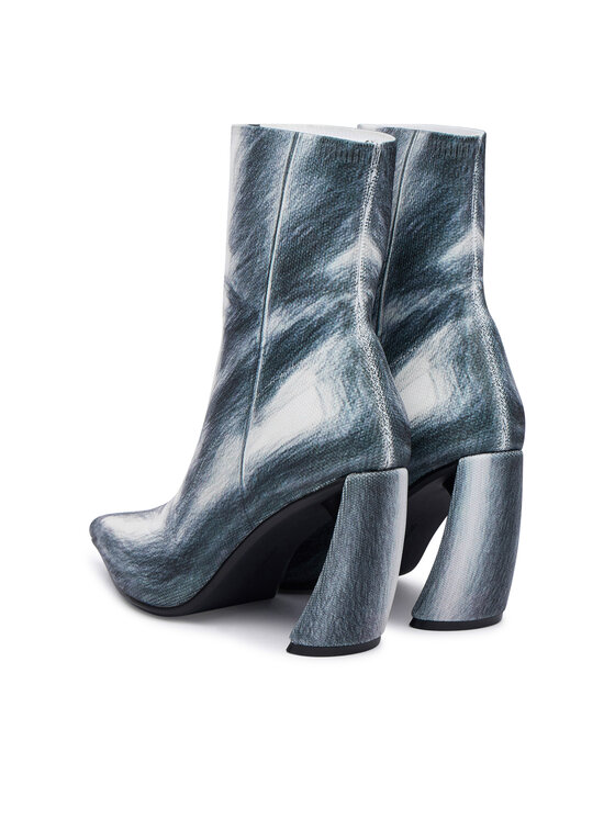 United Nude Ботильйони United Nude Zuma Canvas HI 110611006202 Срібний