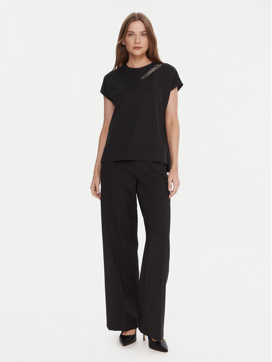 LOLA CASADEMUNT LOLA CASADEMUNT Camiseta LF2515024 Negro Regular Fit