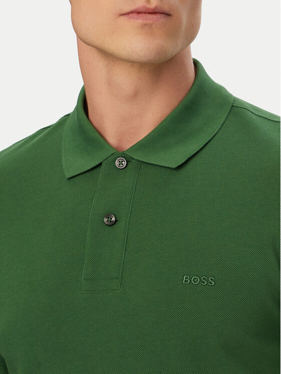 BOSS BOSS Polo Pallas 50553564 Verde Regular Fit