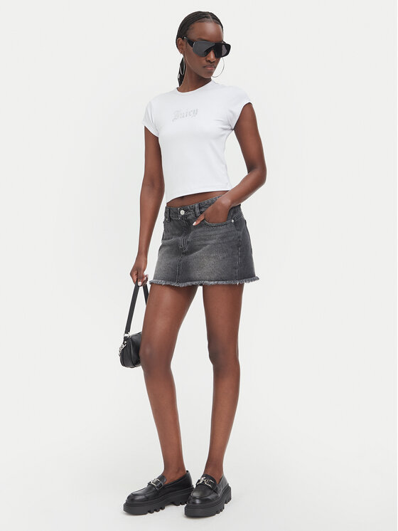 Juicy Couture Juicy Couture Camiseta JCWCT226326 Blanco Slim Fit