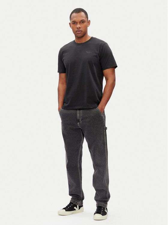 Pepe Jeans Pepe Jeans Футболка Jacko PM508664 Чорний Regular Fit
