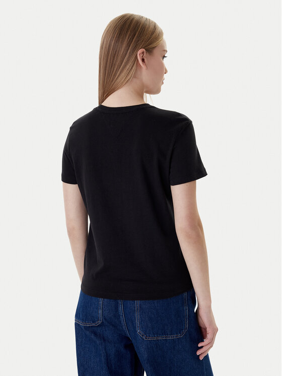 Tommy Jeans Tommy Jeans Camiseta Essential DW0DW21842 Negro Regular Fit