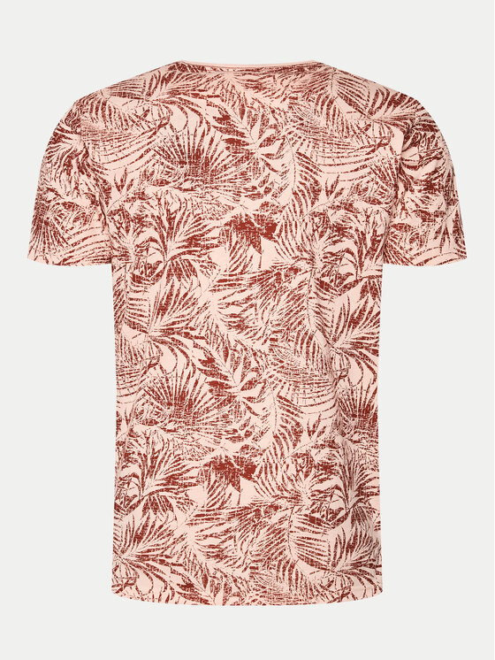 INDICODE INDICODE Póló Palme 40-935 Rózsaszín Regular Fit