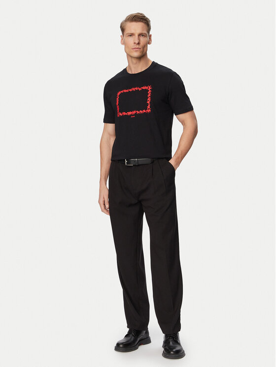 HUGO HUGO Camiseta Duhorse 50557684 Negro Regular Fit
