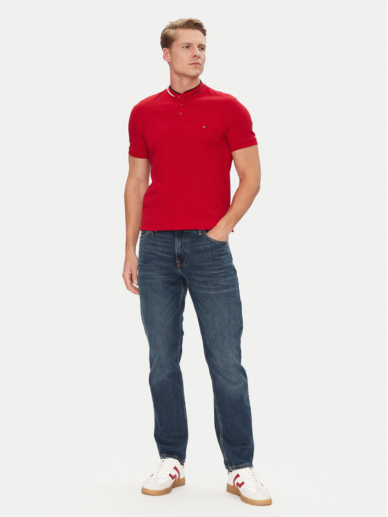Tommy Hilfiger Tommy Hilfiger Polo Mao MW0MW34752 Κόκκινο Slim Fit