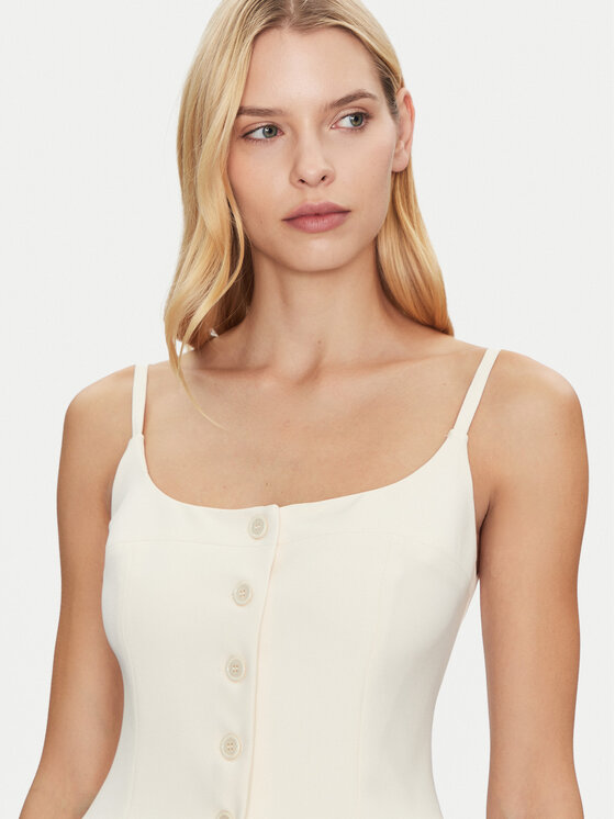 Simona Corsellini Simona Corsellini Marškinėliai P25CPTO00801 Smėlio Slim Fit