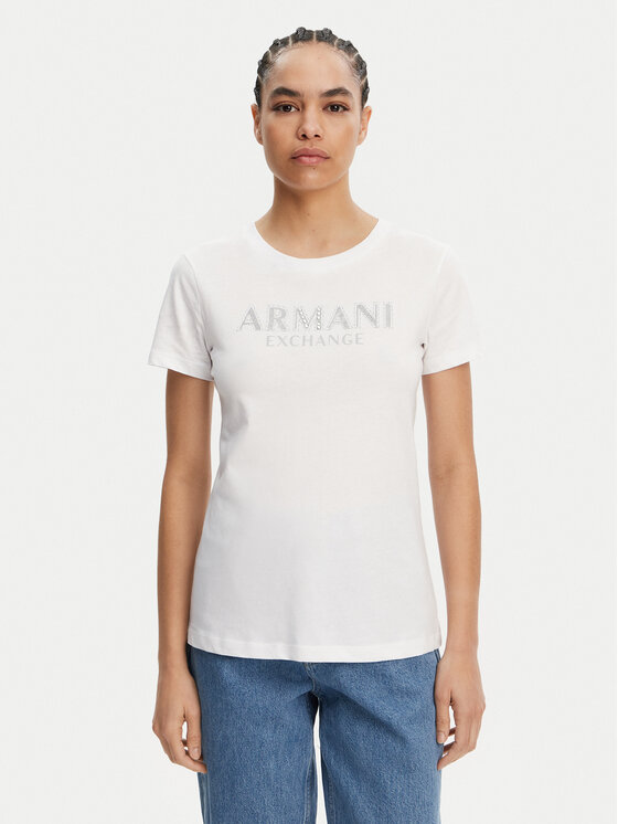 Armani Exchange Armani Exchange Футболка XW000387 AF10354 U0002 Білий Regular Fit