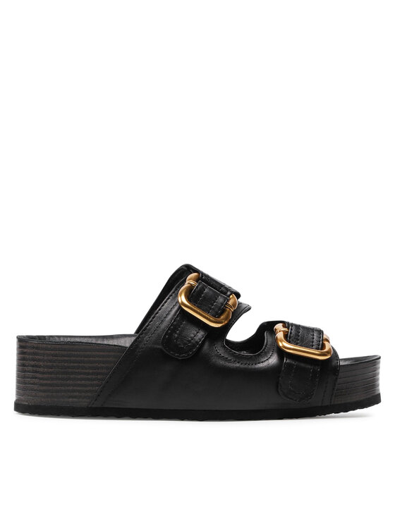 GINO ROSSI Šlepetės Gino Rossi 22SS04 Juoda