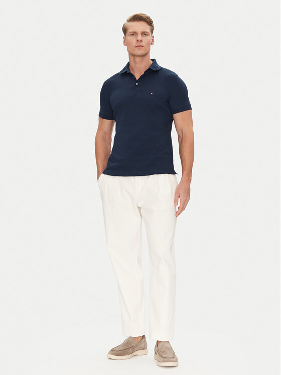 Tommy Hilfiger Tommy Hilfiger Polo 1985 MW0MW17771 Σκούρο μπλε Slim Fit