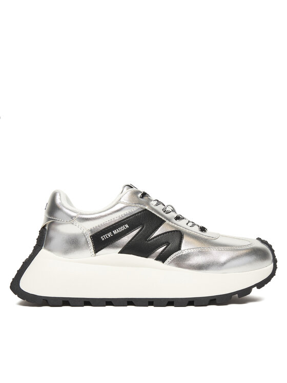 Steve Madden Sneakersy Steve Madden Supercampo SM11004808 Stříbrná