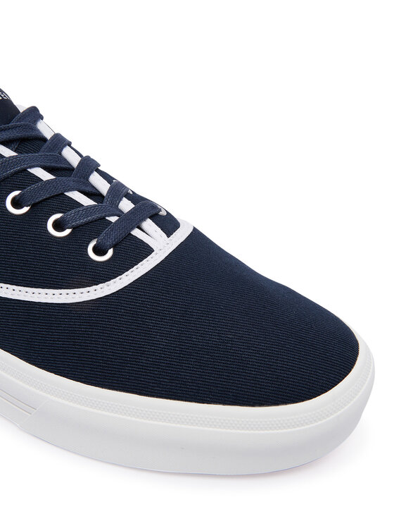 Tommy Hilfiger Tenisky Tommy Hilfiger Th Vulc Cup Long Lace Canvas FM0FM05874 Tmavomodrá