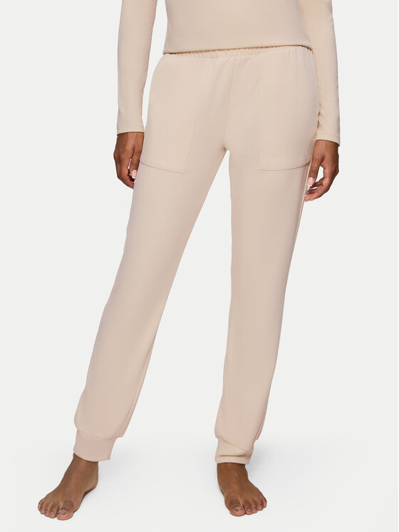 Triumph Triumph Pizsama nadrág Smart Thermal 10221479 Bézs Regular Fit