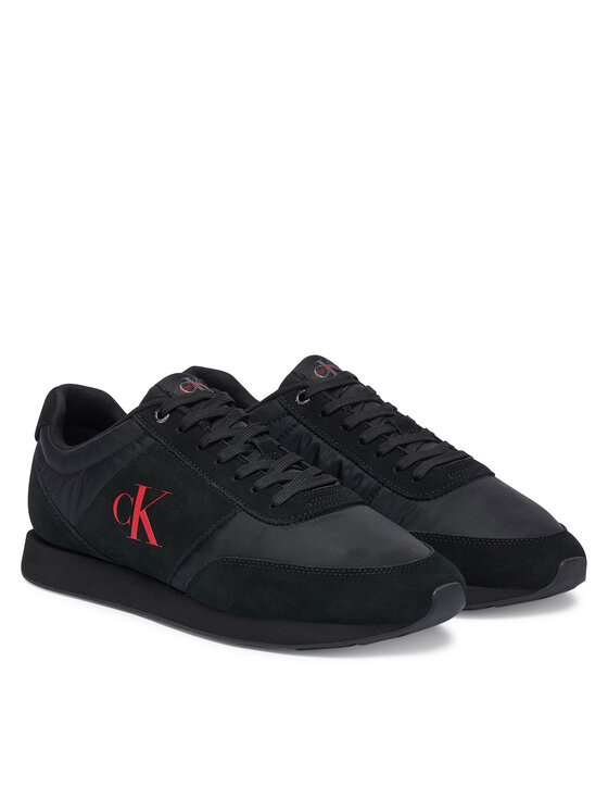 Calvin Klein Sneakers Calvin Klein Retro Runner Band Lth-Su HM0HM02212 Negru