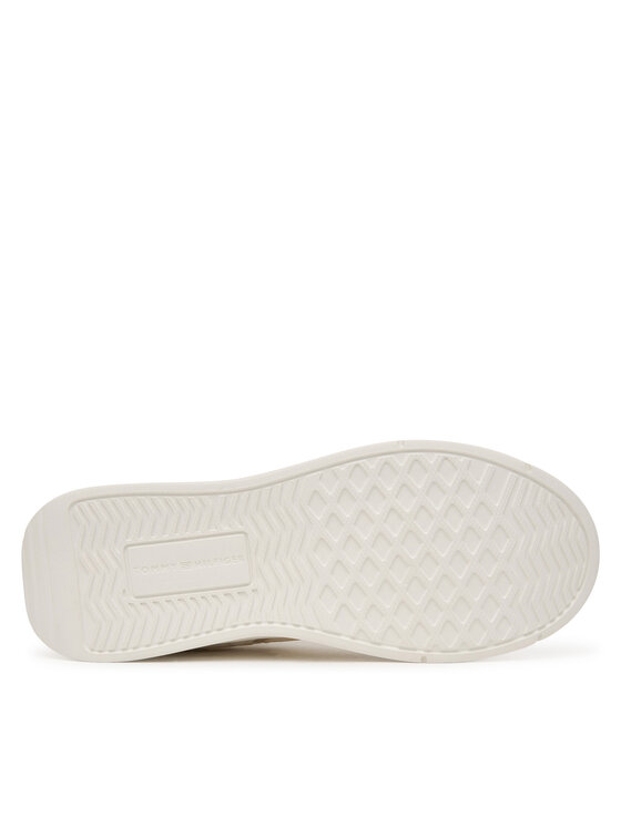 Tommy Hilfiger Sneakersy Tommy Hilfiger Lightweight Runner Monocolor FM0FM05928 Biela