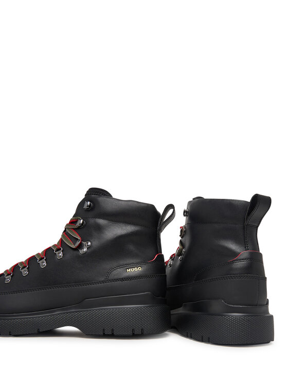 HUGO Kotníková obuv HUGO Nash 50573108 Černá