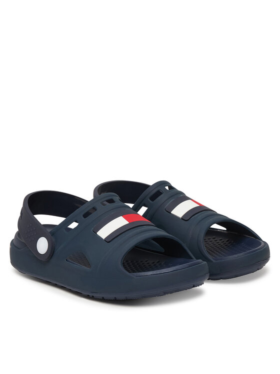 Tommy Hilfiger Sandali Tommy Hilfiger Comfy Sandal T3XF-34401-0083 S Mornarsko modra