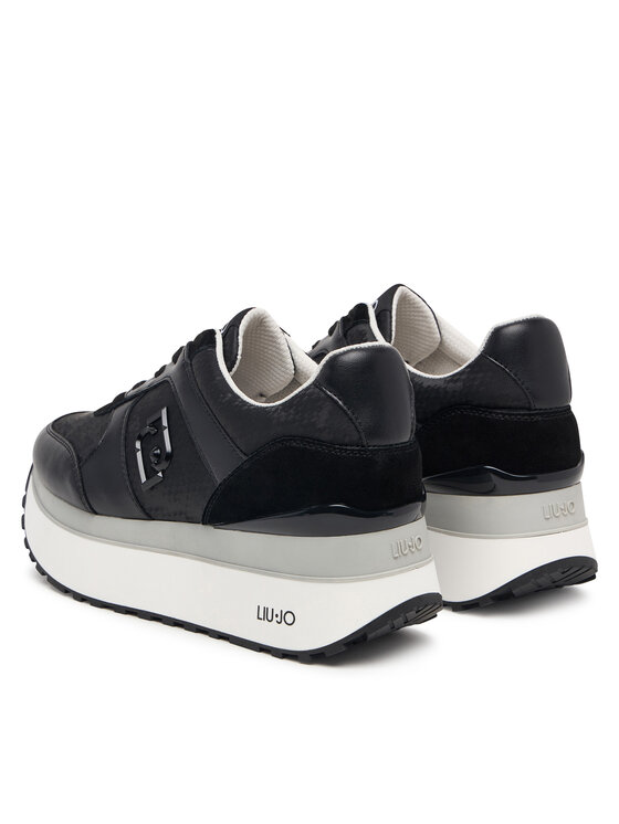Liu Jo Snīkeri Liu Jo Maxi Wonder Plus 02 Bis BF6011 PX902 Melns