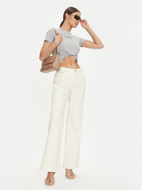 Guess Jeans Guess Jeans Футболка W4YI01 J1314 Сірий Slim Fit