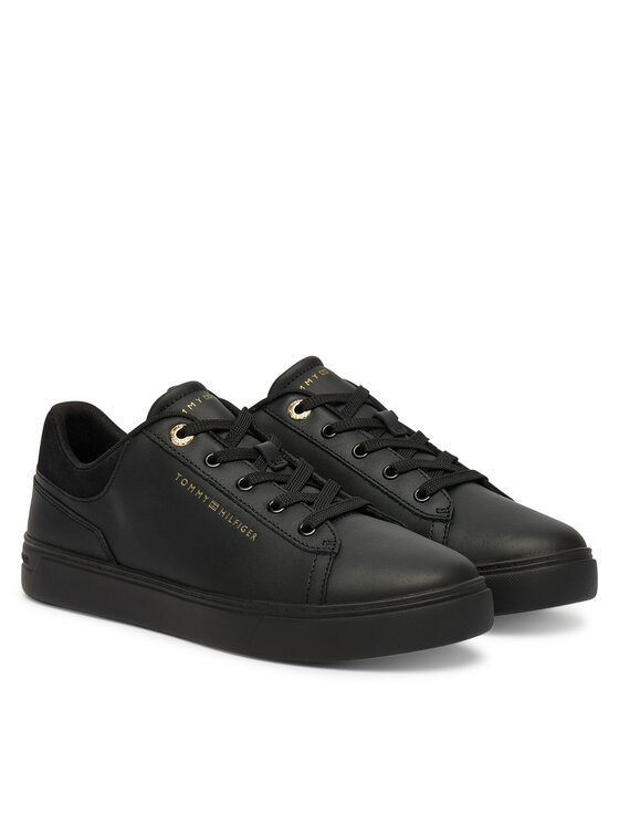 Tommy Hilfiger Superge Tommy Hilfiger Casual Cupsole Sneaker FW0FW09020 Črna