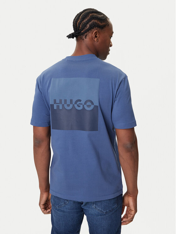 HUGO HUGO Camiseta Dusplito 50542816 Azul Relaxed Fit
