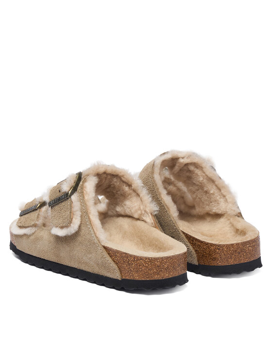 Birkenstock Шльопанці Birkenstock Arizona Shearling 1028293 Бежевий