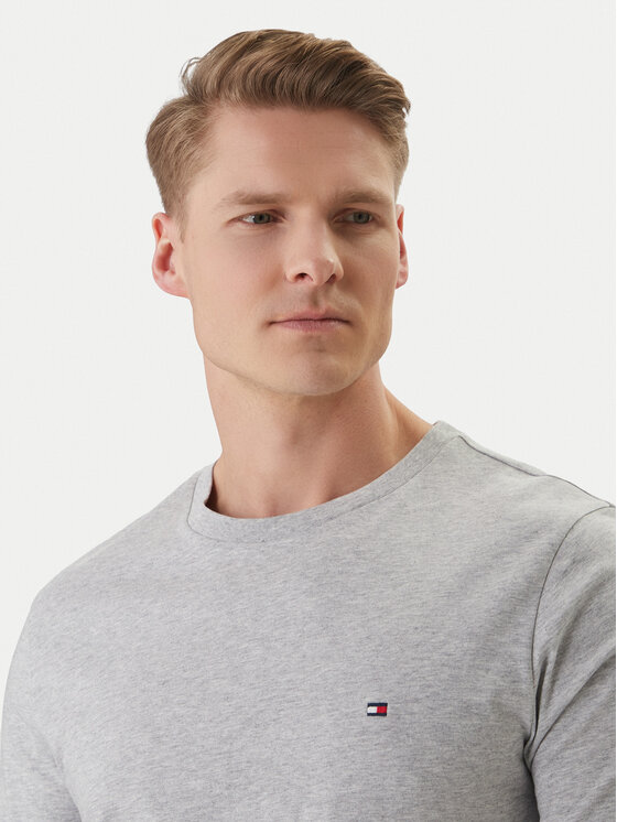 Tommy Hilfiger Tommy Hilfiger Camiseta Ess Seasonal MW0MW39995 Gris Regular Fit