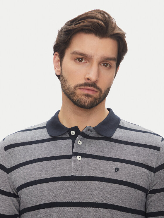 Pierre Cardin Pierre Cardin Polo majica C5 21414.2115 Mornarsko modra Slim Fit