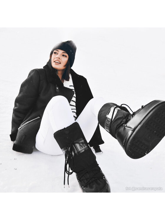 Moon Boot Čizme za snijeg Moon Boot Glance 14016800003 Crna