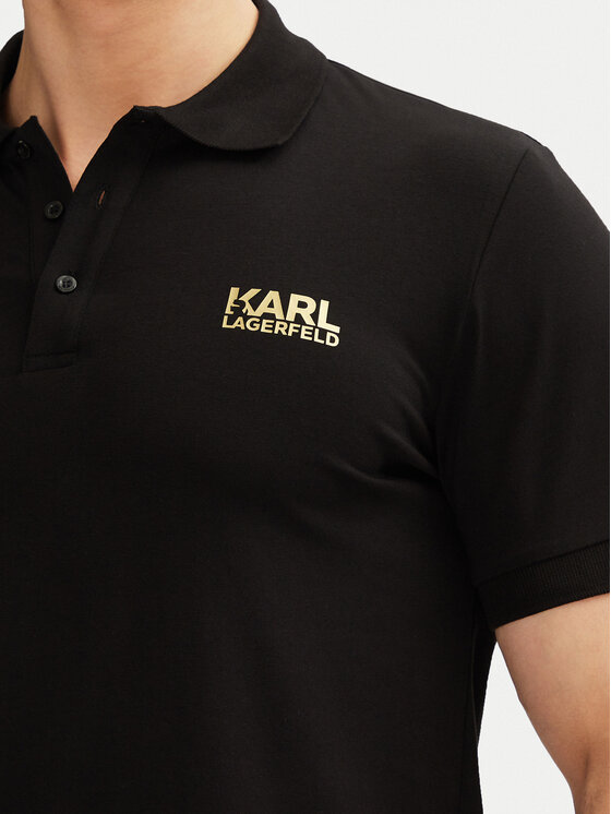 KARL LAGERFELD KARL LAGERFELD Polo marškinėliai 745088 552235 Juoda Regular Fit