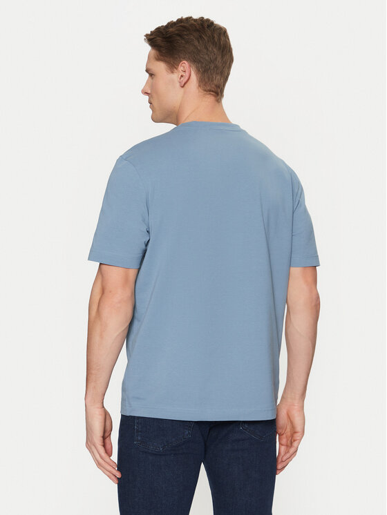 BOSS BOSS Camiseta Tchup 50473278 Celeste Regular Fit