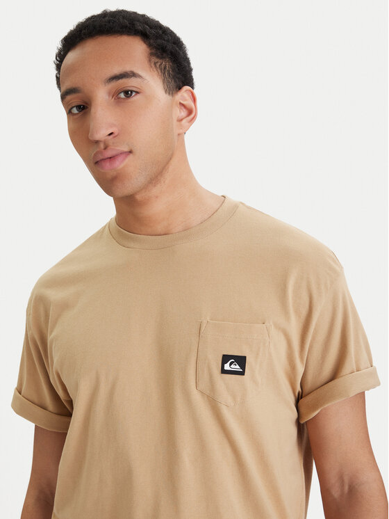 Quiksilver Quiksilver Camiseta Salt Water EQYZT08205 Beis Comfort Fit