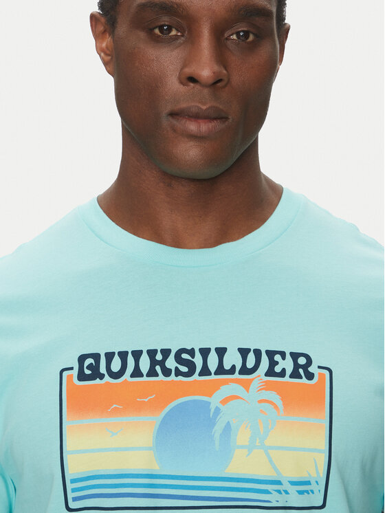 Quiksilver Quiksilver Футболка EQYZT08065 Бірюзовий Regular Fit