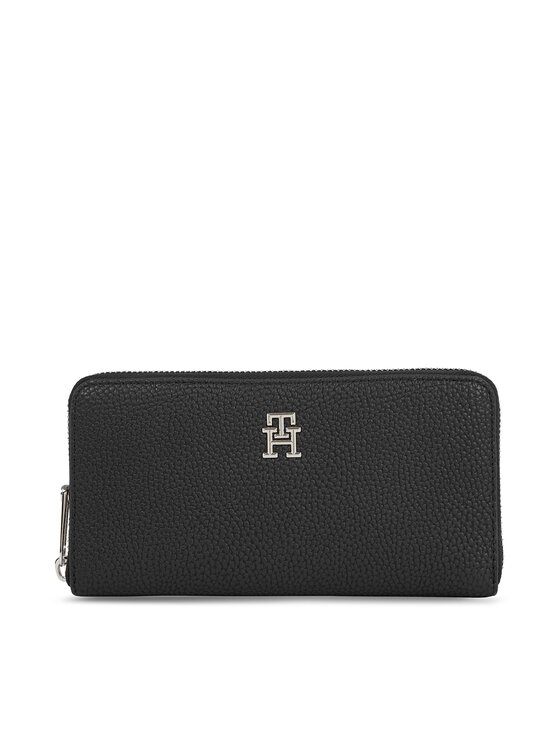 Tommy Hilfiger Maks Tommy Hilfiger Th Emblem Large Za AW0AW15181 Melns