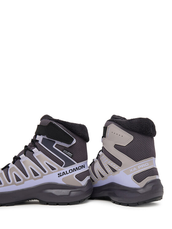 Salomon Трекінгові черевики Salomon XA PRO WINTER WP J L45408400 Світло-сірий