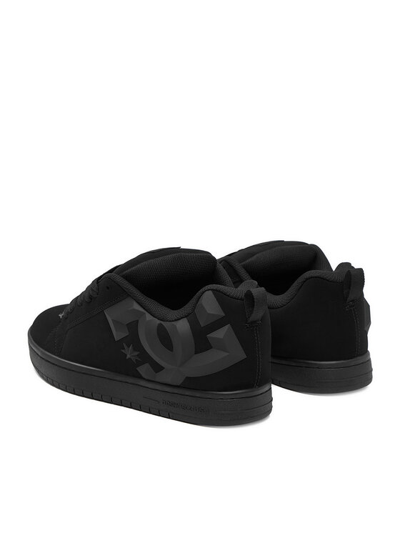 DC Shoes Sneakersy DC Shoes EO-COURT GRAFFIK BEVELED DC06035001 Czarny