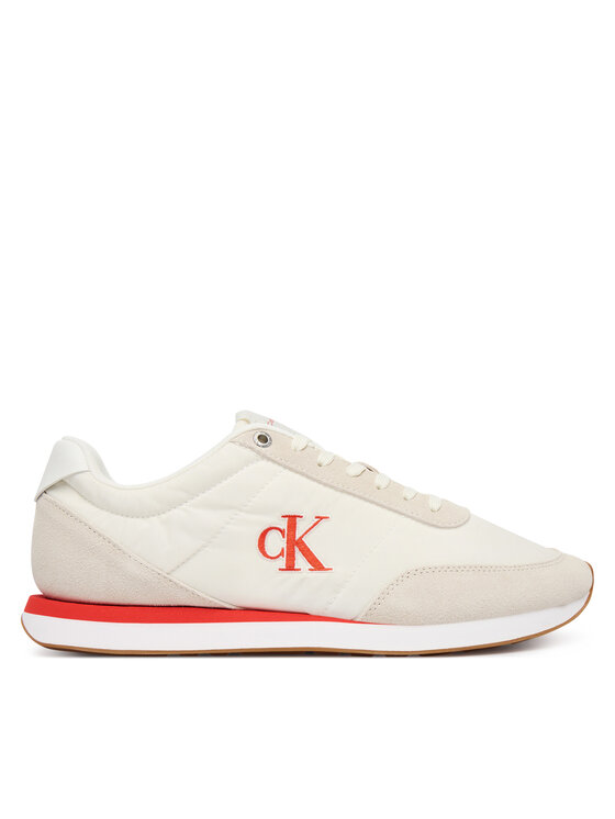 Calvin Klein Jeans Сникърси Calvin Klein Jeans Retro Runner Ess Mix Mat YM0YM01361 Бежов