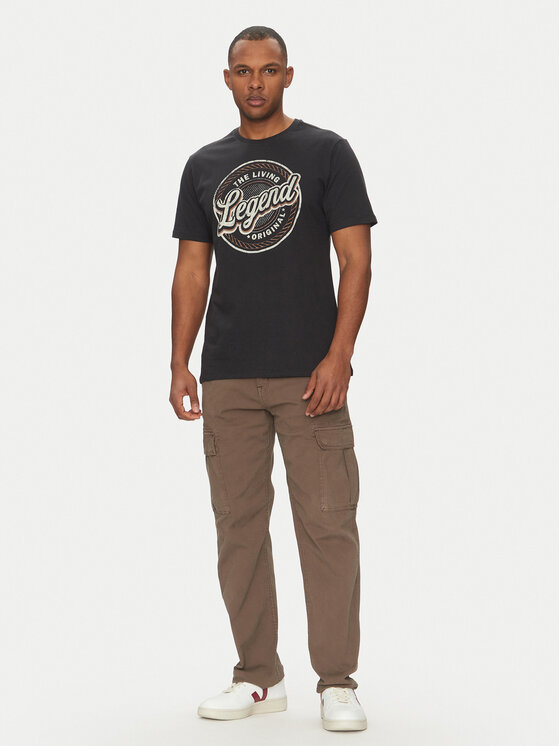 Blend Blend Camiseta 20717760 Negro Regular Fit